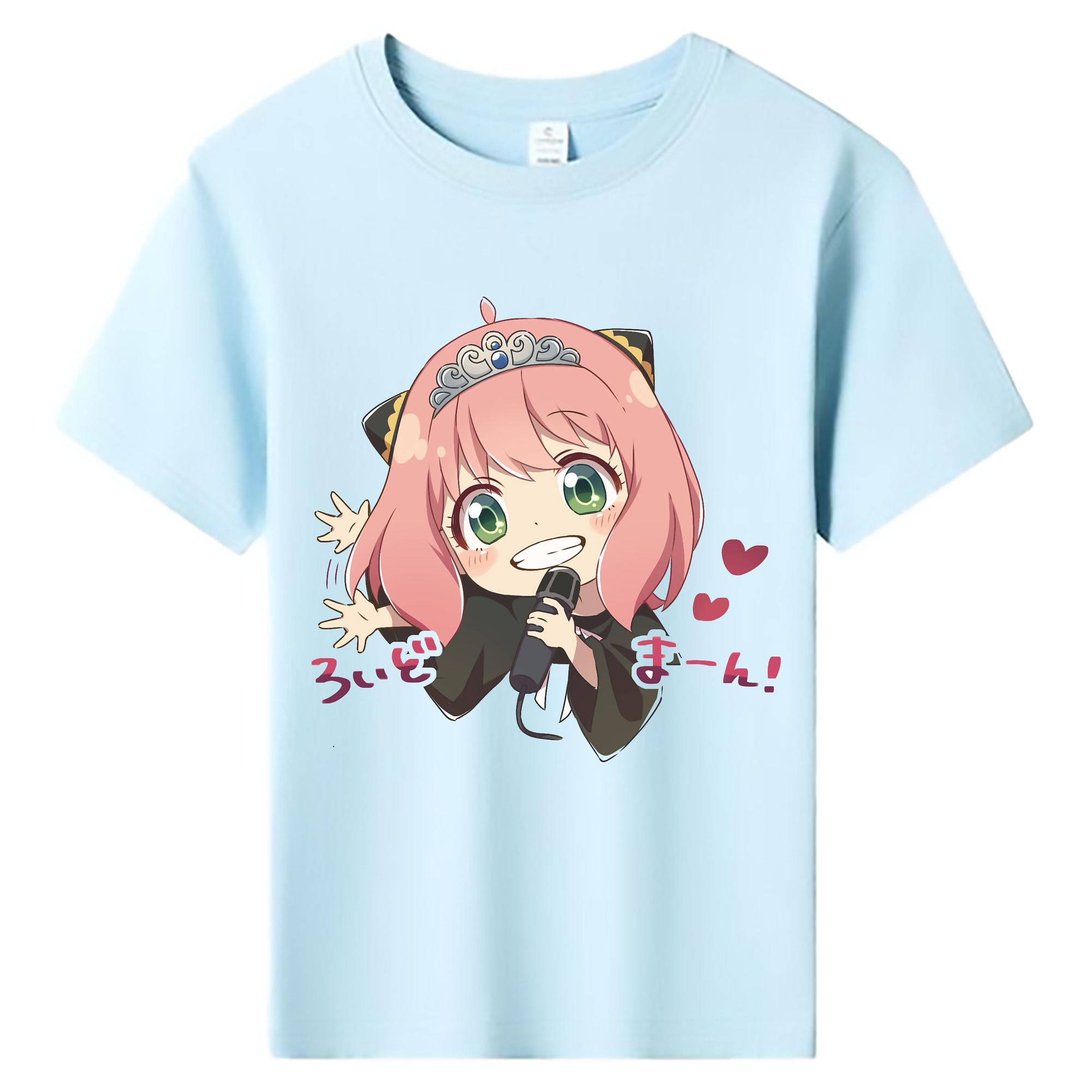 （画像用） SPY×FAMILY间谍家家酒 綿100％キッズTシャツ（フロントプリント）